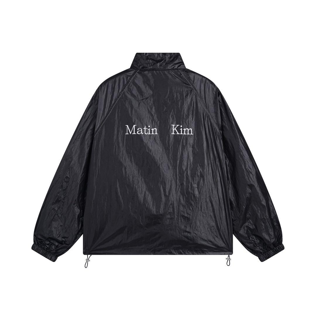 Matin Kim ブラック ナイロンジャケット - メルカリ
