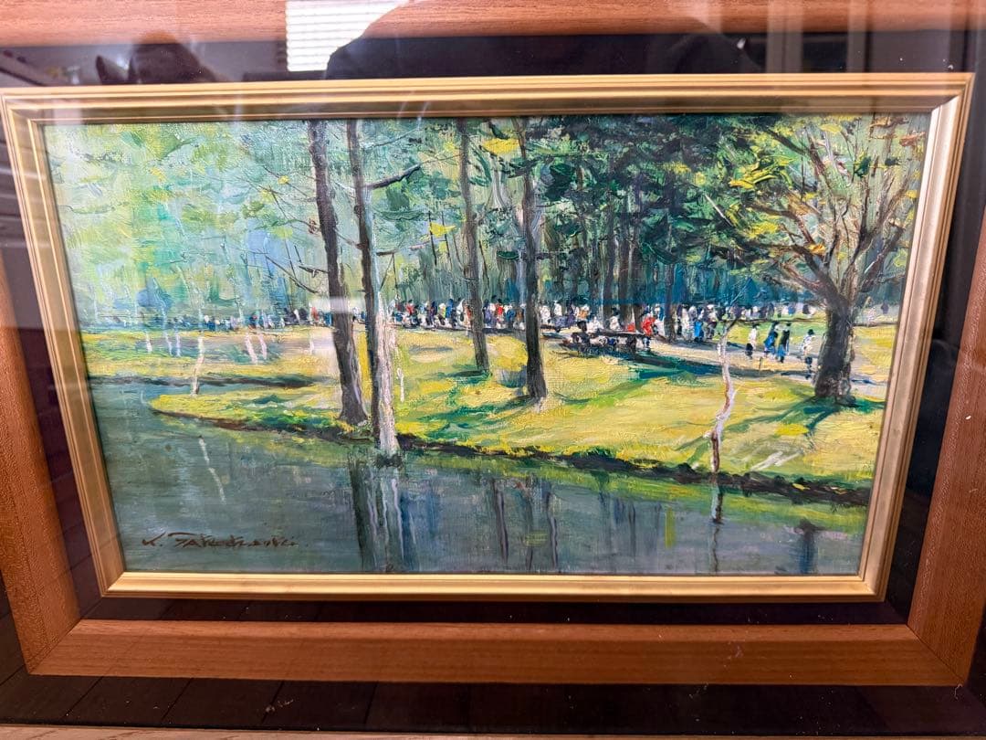 113.「北アルプス」髙橋一善 油絵