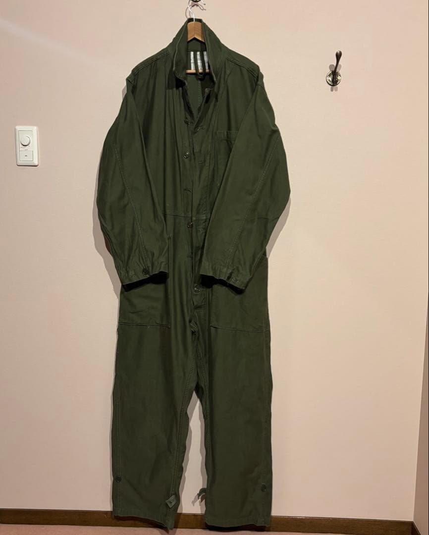 US army カバーオール コットン　 つなぎ