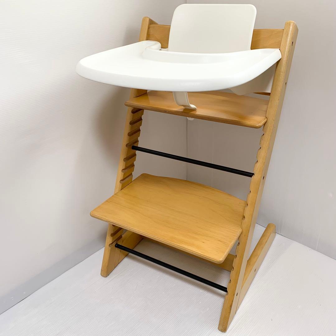 ストッケ トリップトラップ ベージュ ナチュラル ベビーセット トレイ