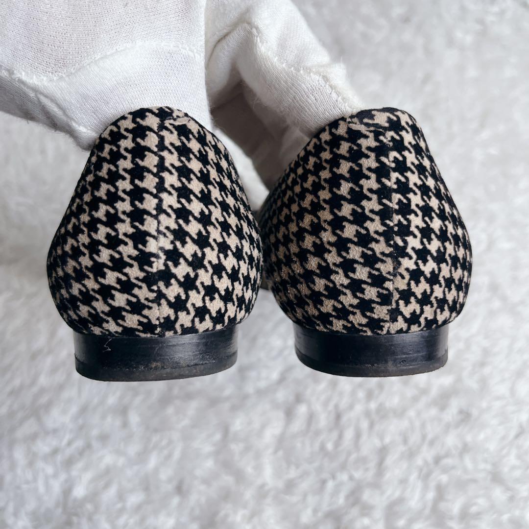 良品 ペリーコ パンプス アネッリ フィッビア 千鳥格子 フラット