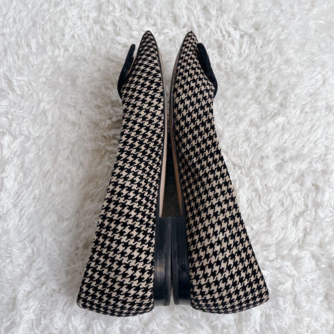 良品 ペリーコ パンプス アネッリ フィッビア 千鳥格子 フラット