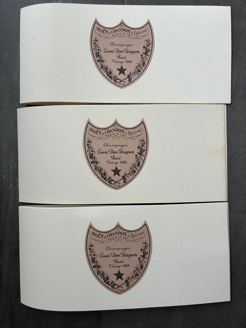 貴重 ロゼ 1988年 ドンペリニョン 空箱3点 外木箱1ドンペリ - メルカリ