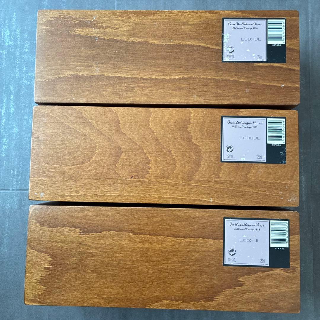 貴重 ロゼ 1988年 ドンペリニョン 空箱3点 外木箱1ドンペリ - メルカリ