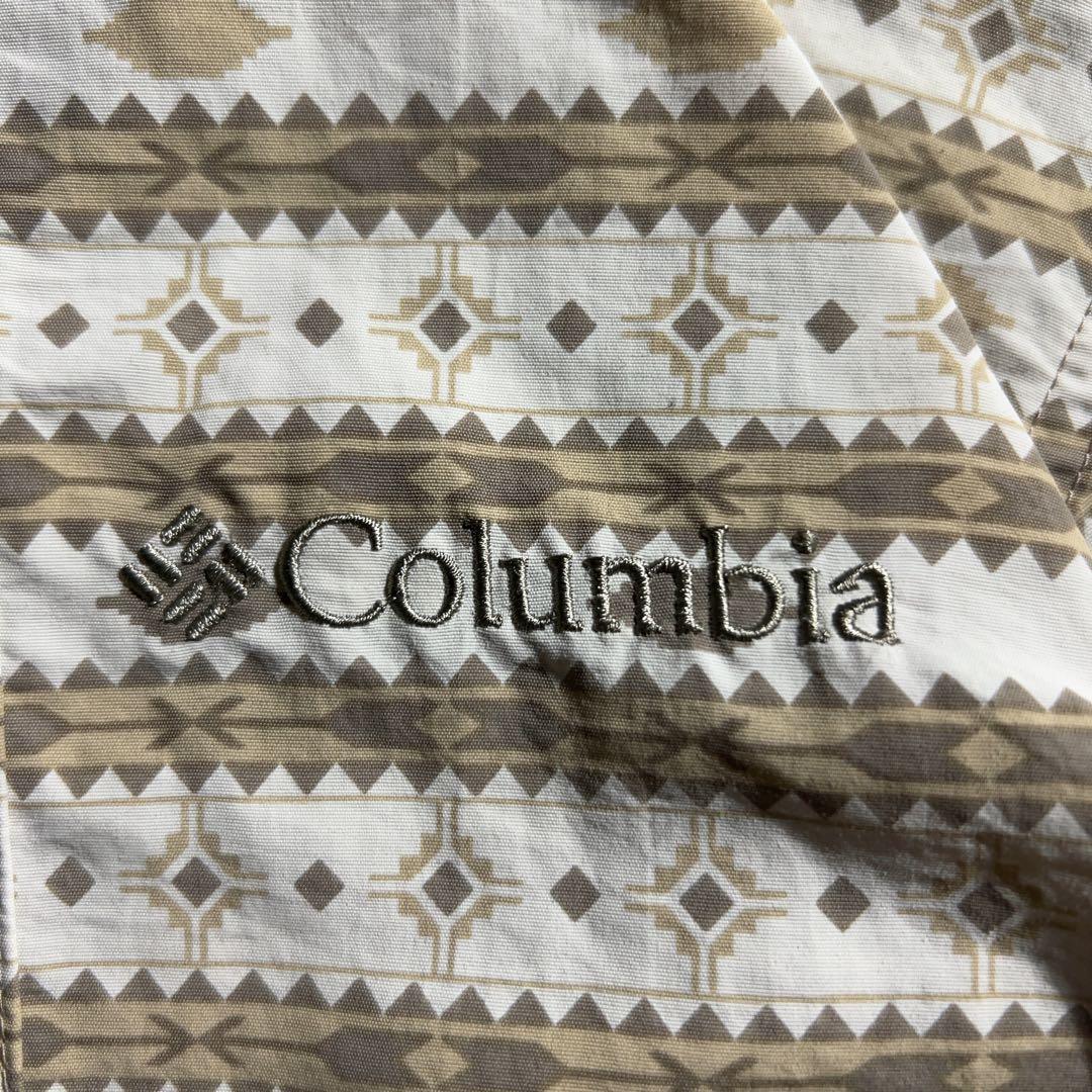 希少】Columbia shell jacket 総柄 S 短丈 テック - メルカリ