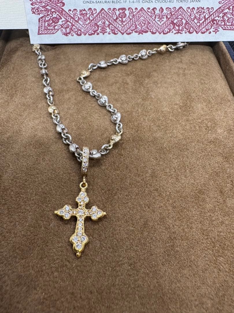 Loree Rodkin ローリーロドキン ゴールド/ダイヤゴシッククロス - メルカリ