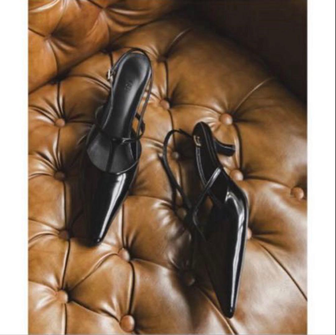 ORR 韓国 T-Strap Slingback ストラップパンプス 38