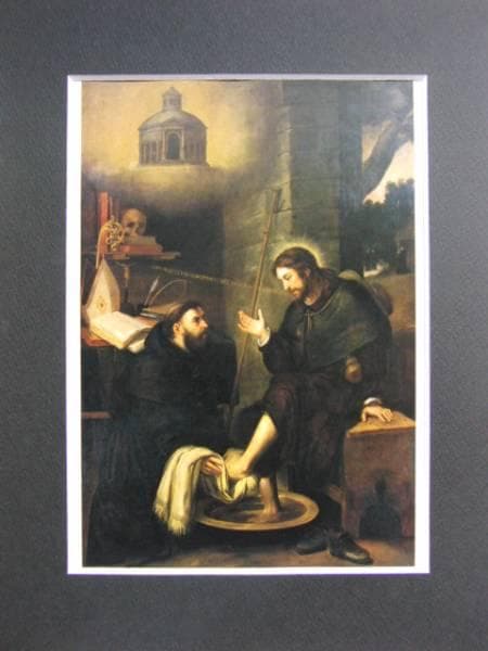 バルトロメー・エステバン・ムリーリョ、キリストの足を洗う聖アウグスティヌス