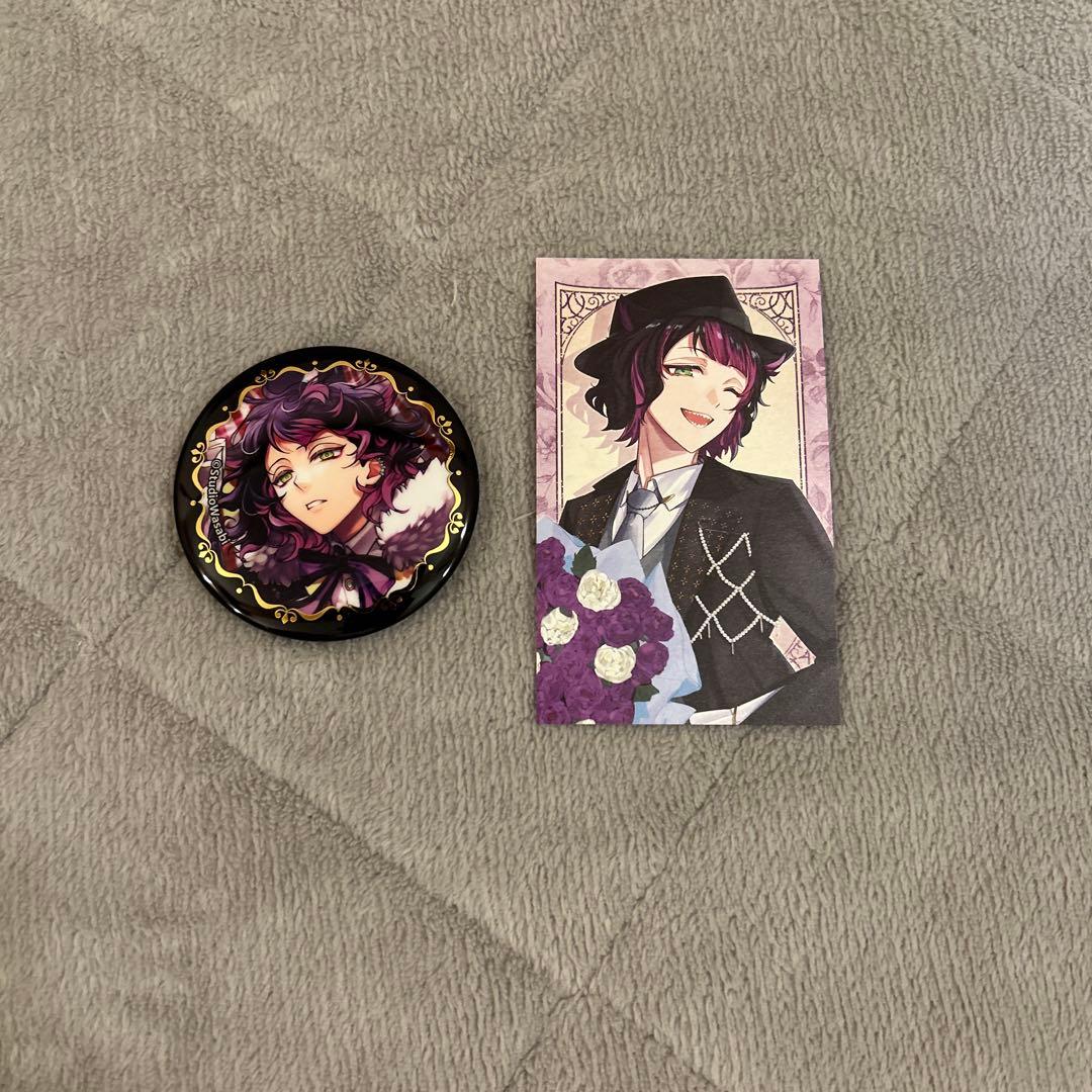 あくねこ 悪魔執事と黒い猫 ラムリ 特典 カード 4周年 缶バッジ A