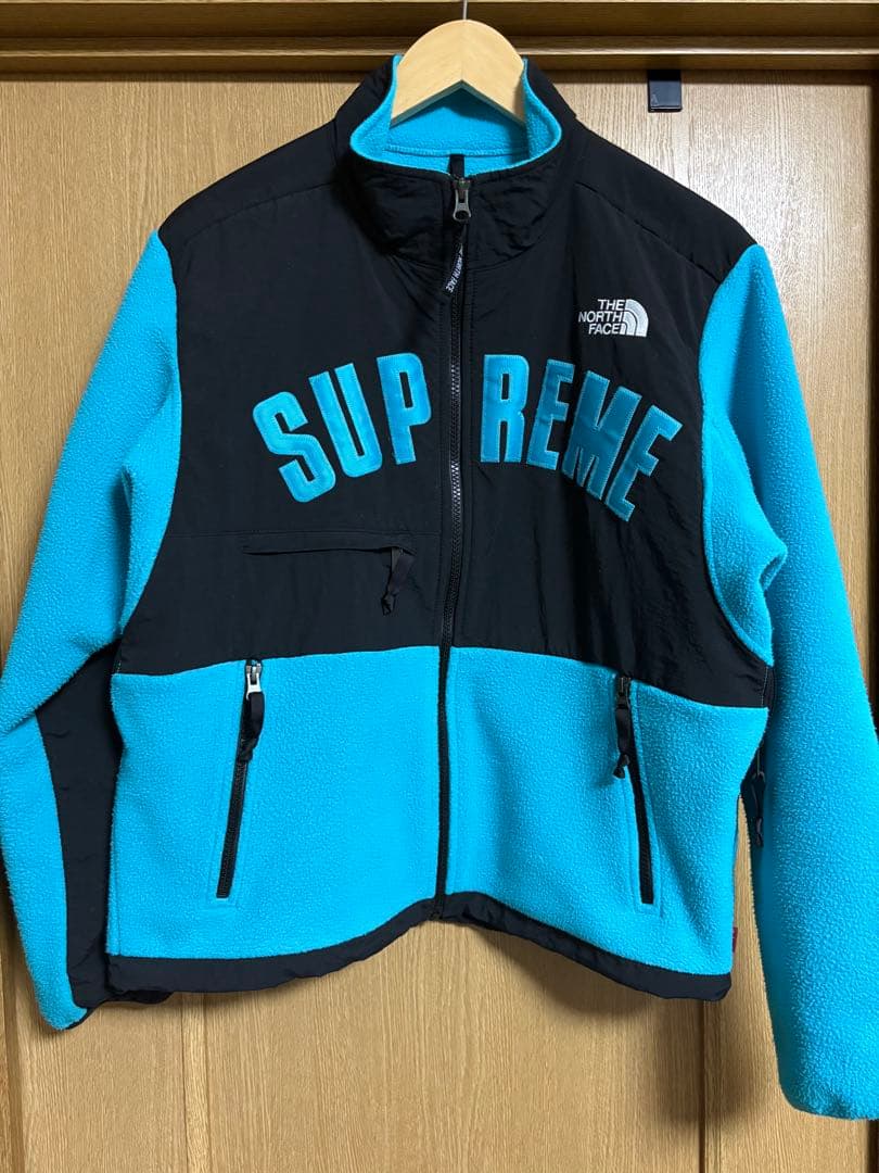 シンイチ様 シュプリーム ノースフェイス デナリ フリース 青