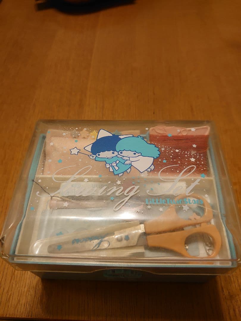 キキララ ソーイングセット・お裁縫箱・小物入れ・1976年サンリオ