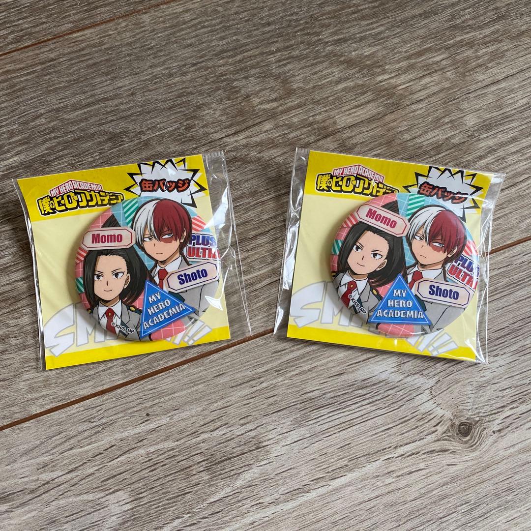 ヒロアカ 轟 八百万 缶バッジ 僕のヒーローアカデミア 轟百 - メルカリ