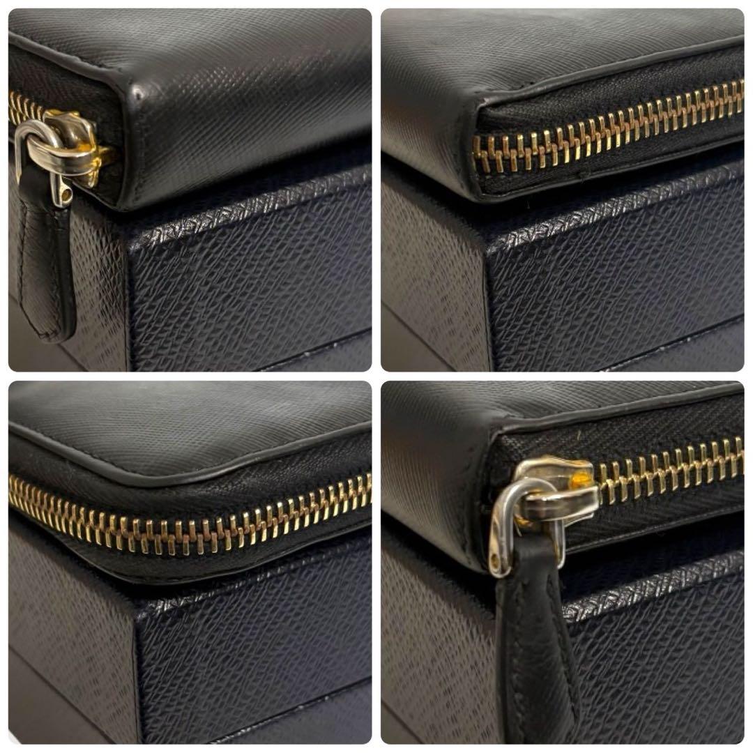 美品✨ プラダ PRADA 長財布 ラウンドファスナー サフィアーノ