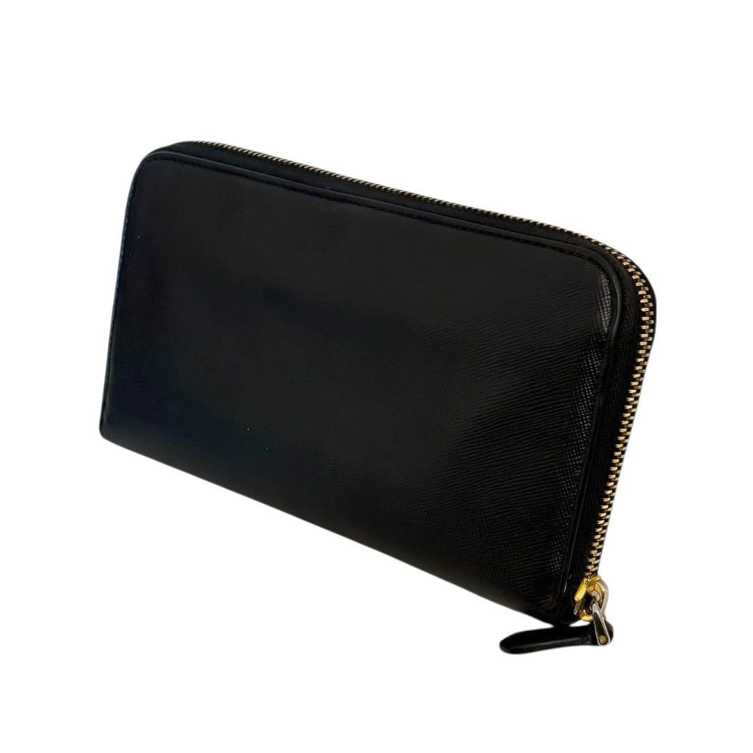 美品✨ プラダ PRADA 長財布 ラウンドファスナー サフィアーノ