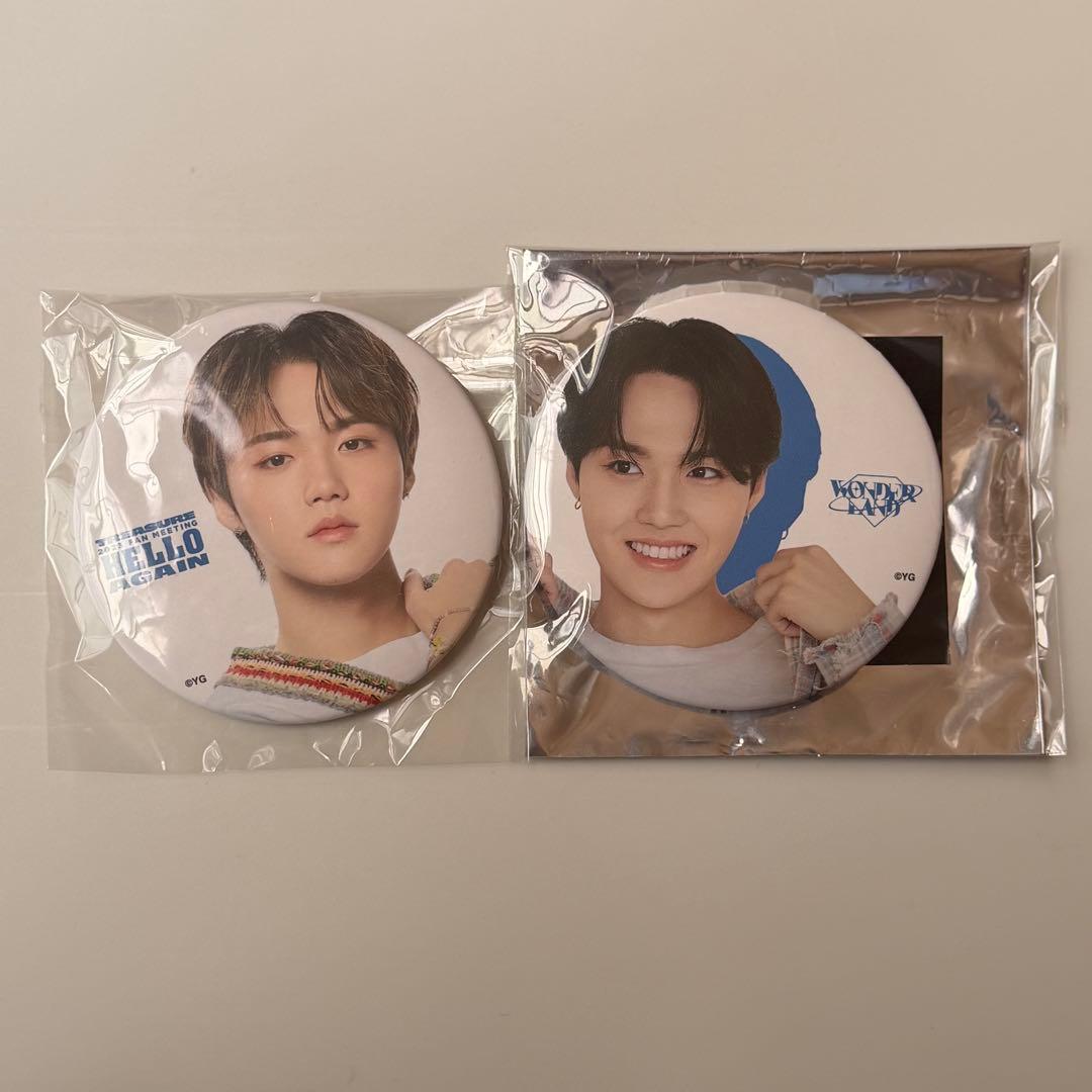 treasure ドヨン 缶バッジ 2個セット - メルカリ