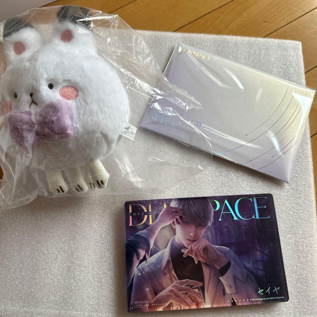 恋と深空　日本語版VIP特典 セイヤ　アクリルブロック、ぬいぐるみ、手办