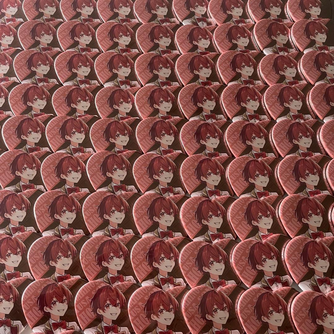 あほの坂田 そらまふうらさか2024 バレンタイン タキシード缶バッチ