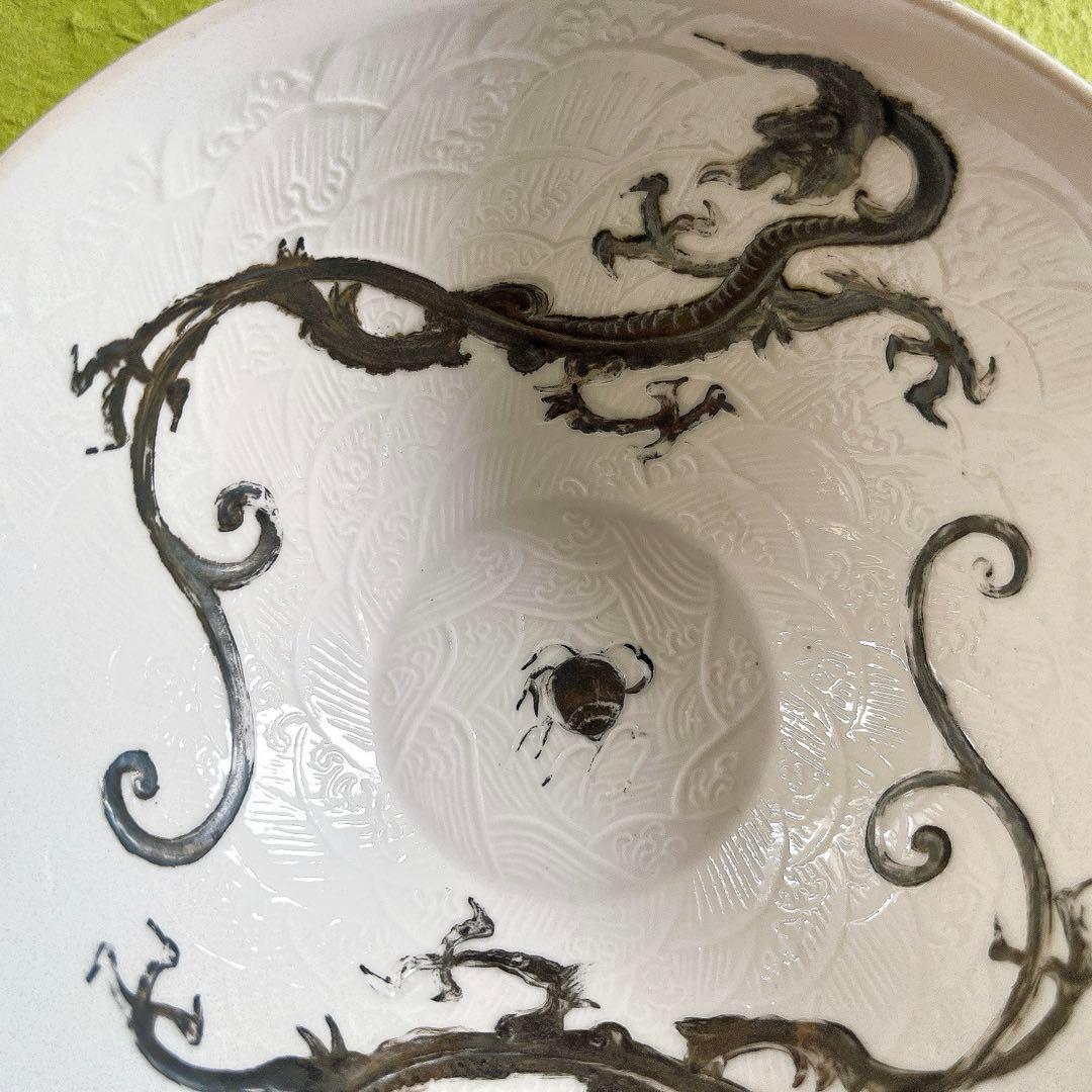 有田焼『深川製磁アンティーク』龍飯碗（大正末期〜昭和初期）✨超希少骨董