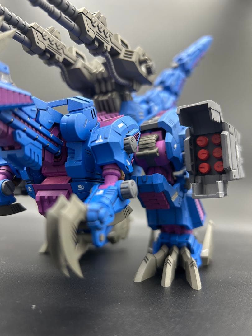 ゾイド タカラトミー リアライズモデル サイコジェノザウラー 小改造品