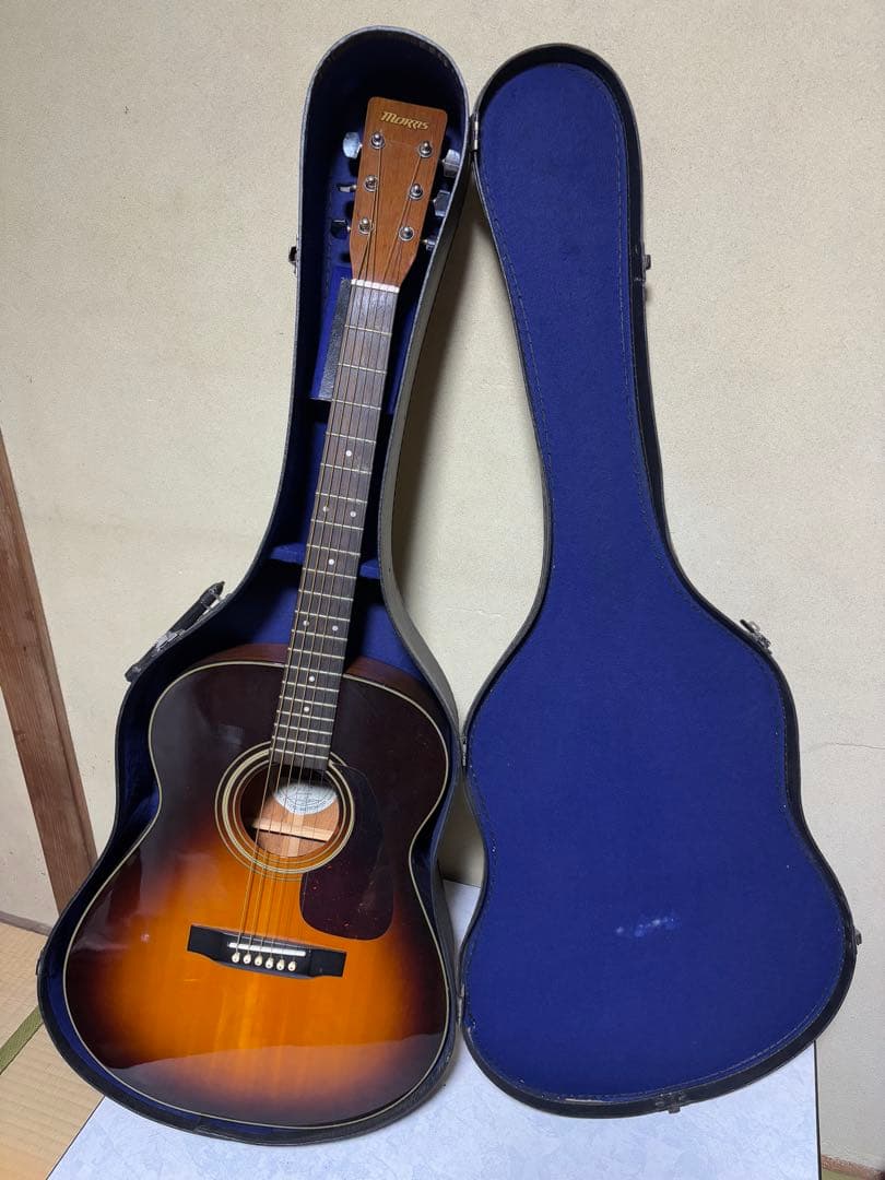 moRRls アコースティックギター サンバースト ハードケース付き【中古品】