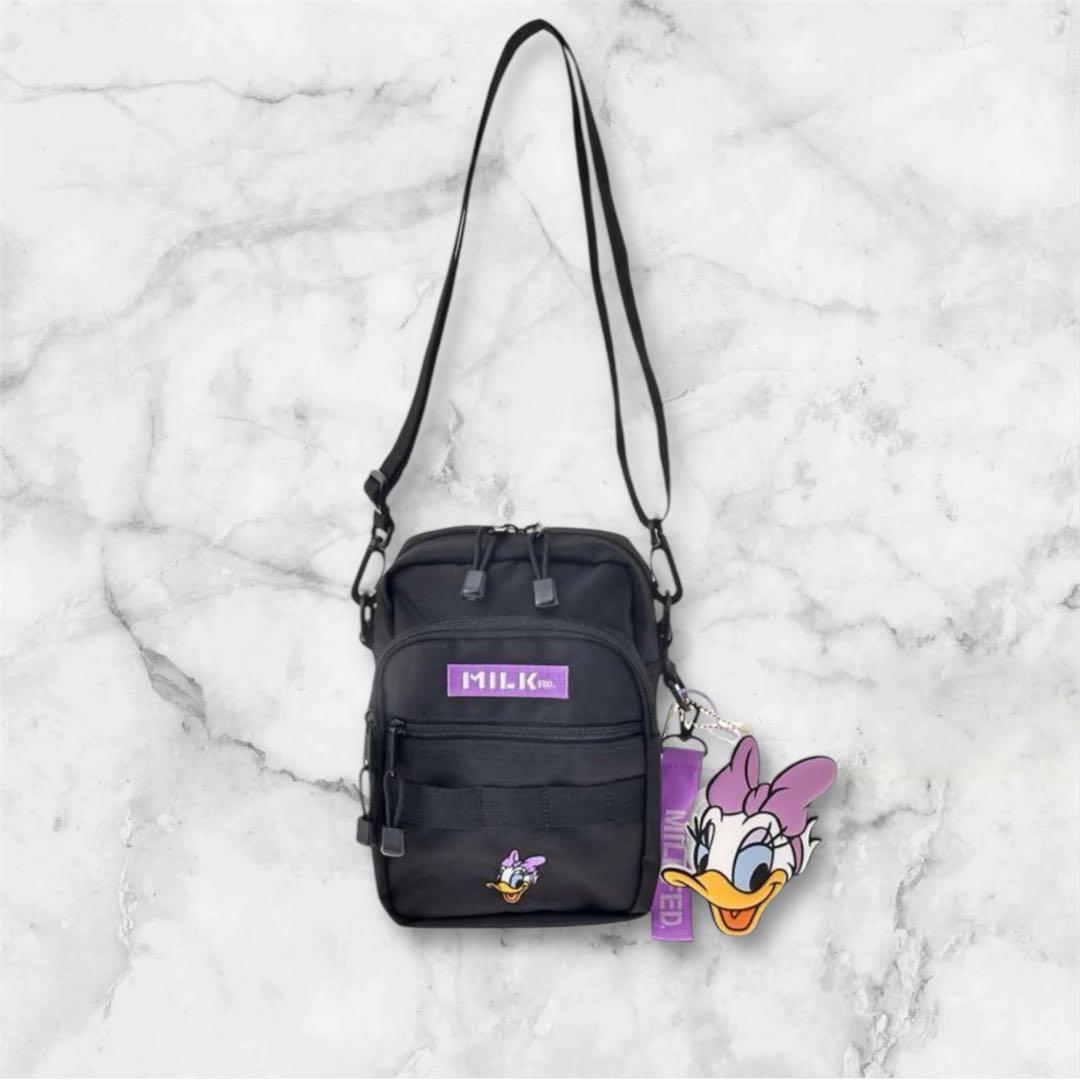 MILKFED.コラボデイジー ショルダーバッグ チャーム・ポーチ・カラビナ