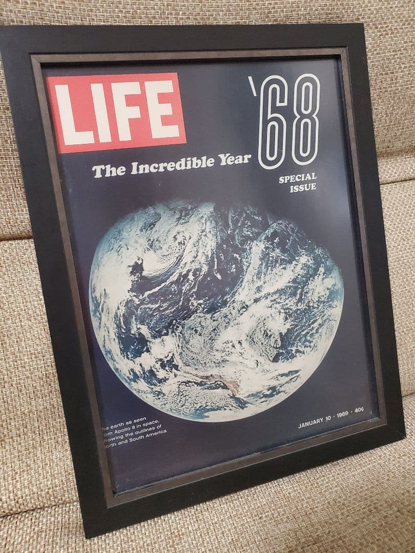 LIFE雑誌 1969年特別号 アポロ8号 地球の出 アポロ8号が撮影した「史上最も影響力を持った写真」と世界初の偉業