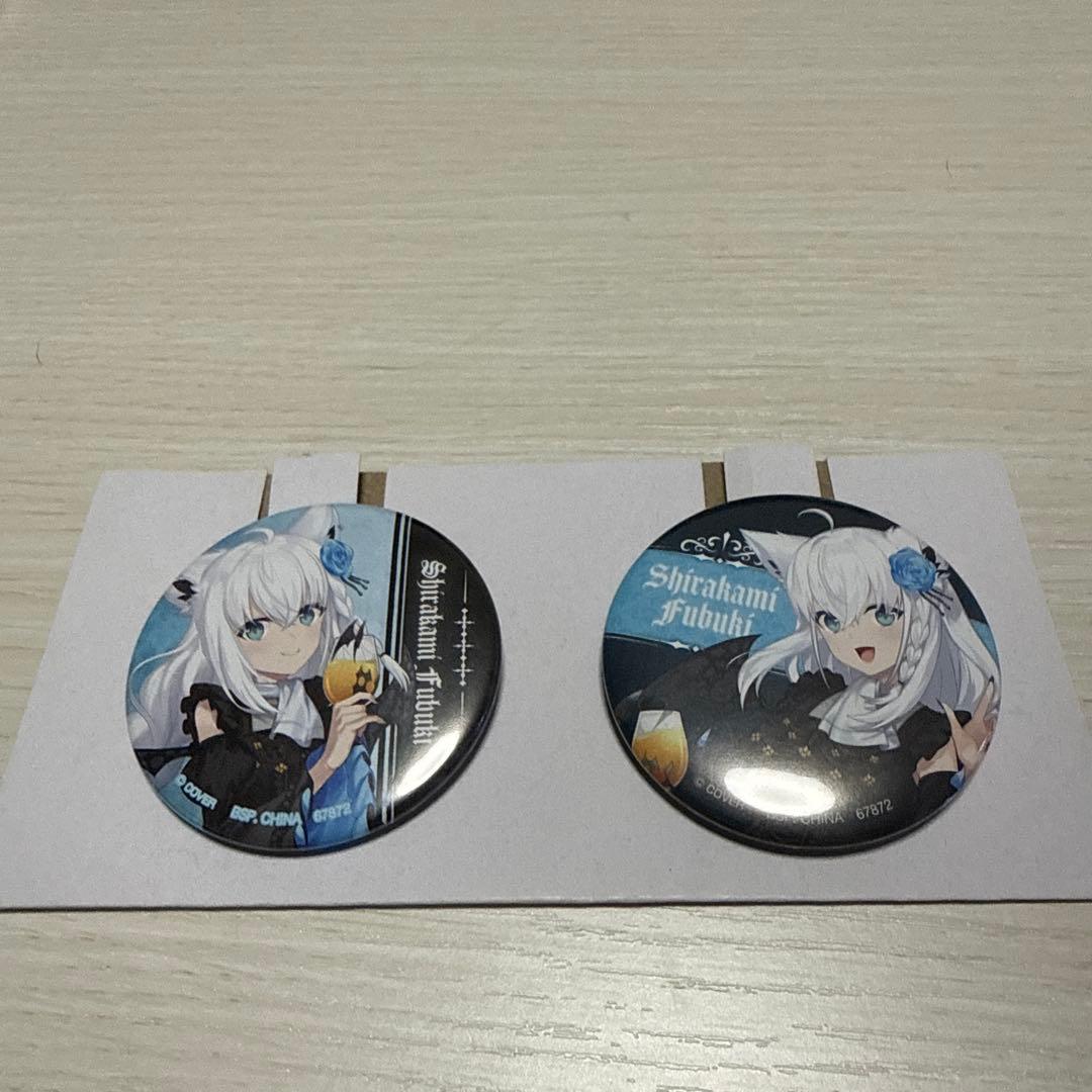 白上フブキ 一番くじ 缶バッジ 2個セット - メルカリ