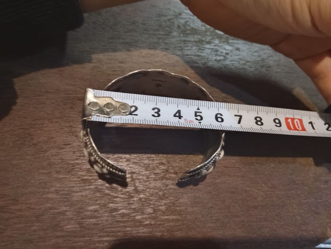 ま*】様 総重量57.7g ホワイトバッファロー特注ブレス ナバホ ズニ