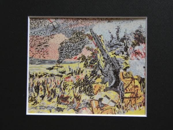 山下清、高射砲、希少画集画、 新品額装付 Yahoo!オークション -「山下清」(その他) (印刷物)の落札相場・落札価格