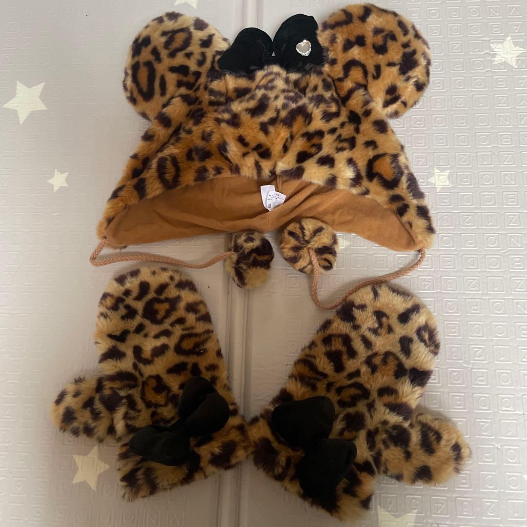 ディズニー ヒョウ柄 ファンキャップ - メルカリ