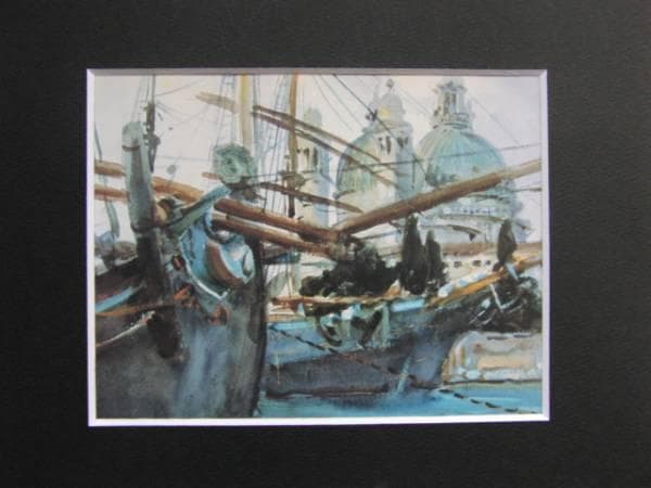 ジョン・シンガー・サージェント、サルーテ寺院の裏、ヴェネツィア