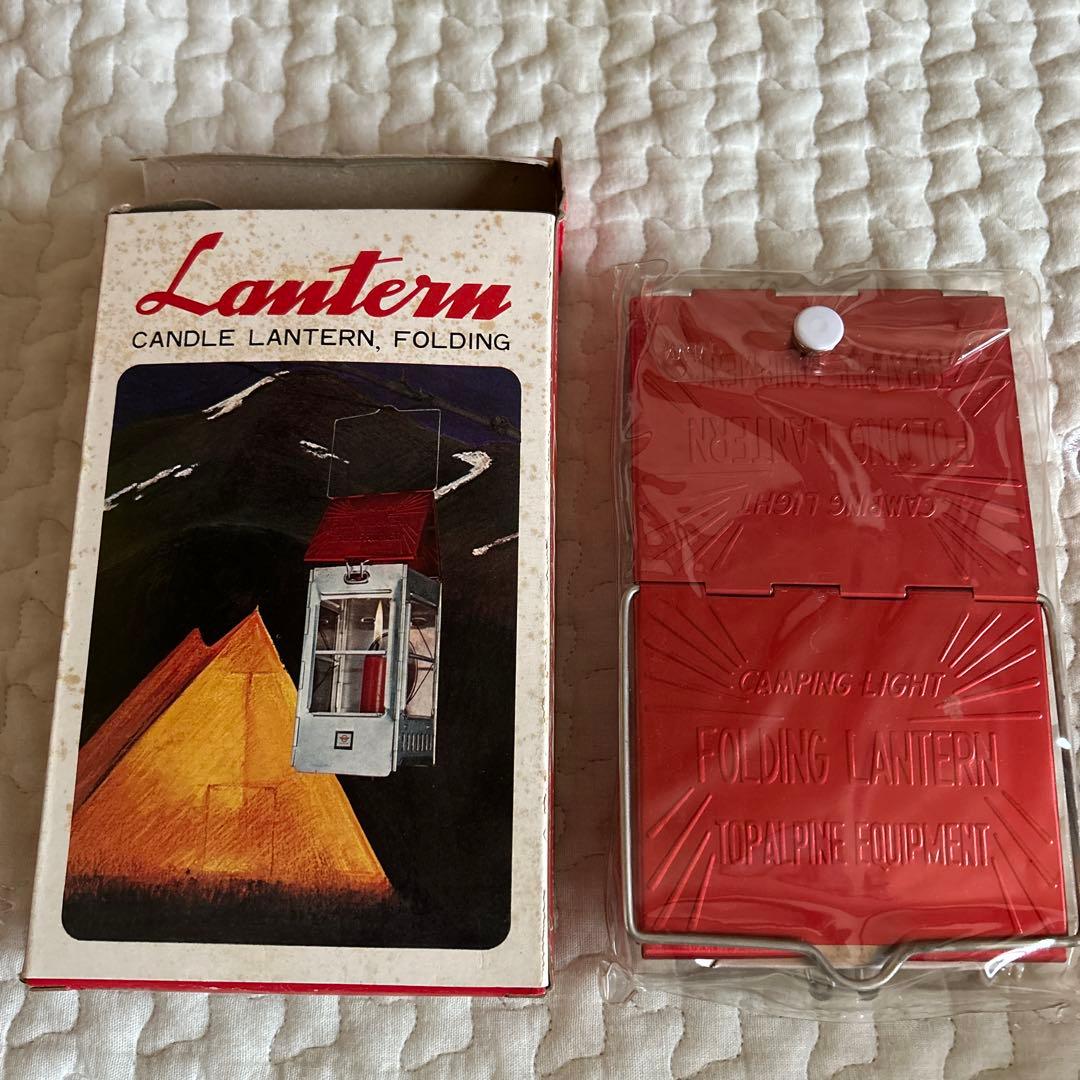 キャンドルランタン フォールディング屋根型 80's ビンテージ<BR>東京TOP<BR>キャンドルランタン<BR>屋根型ランタン