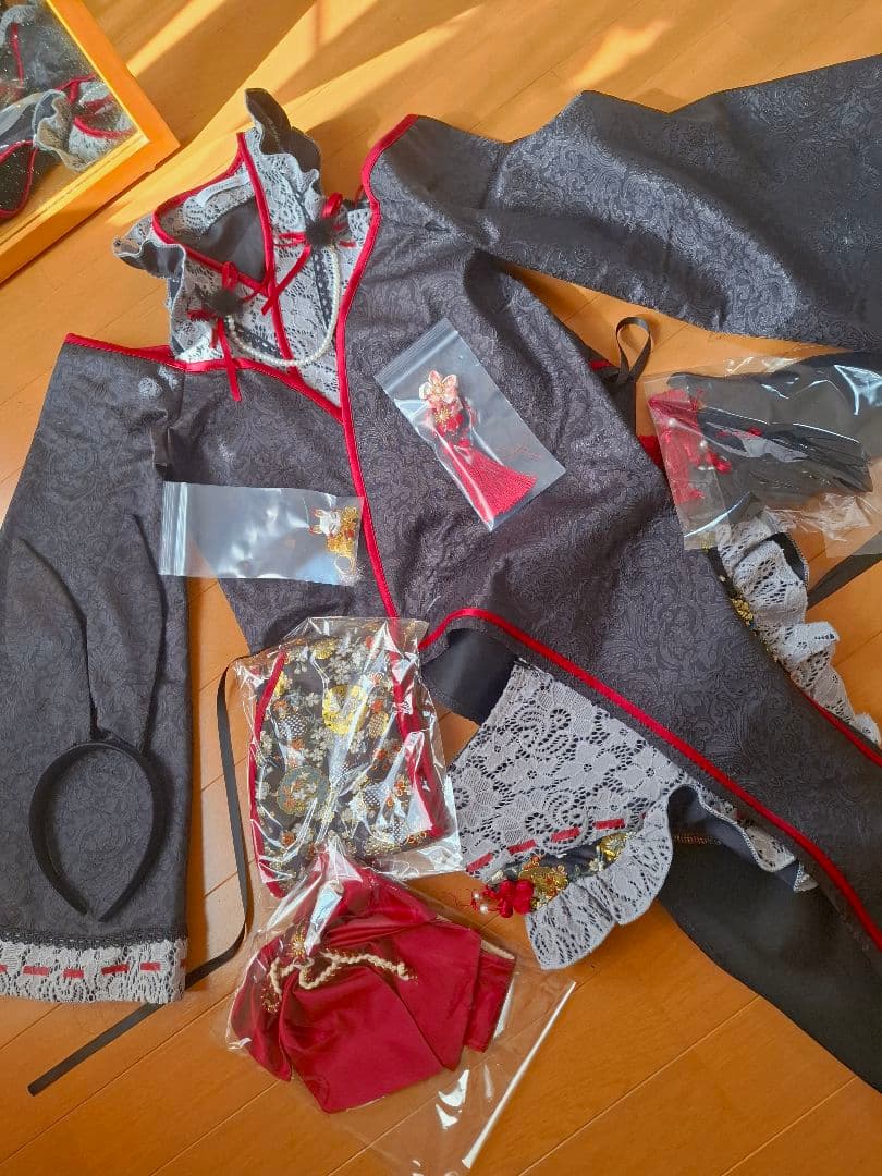 Malymoon マリームーン ロングスリット巫女バニー ブラック - メルカリ