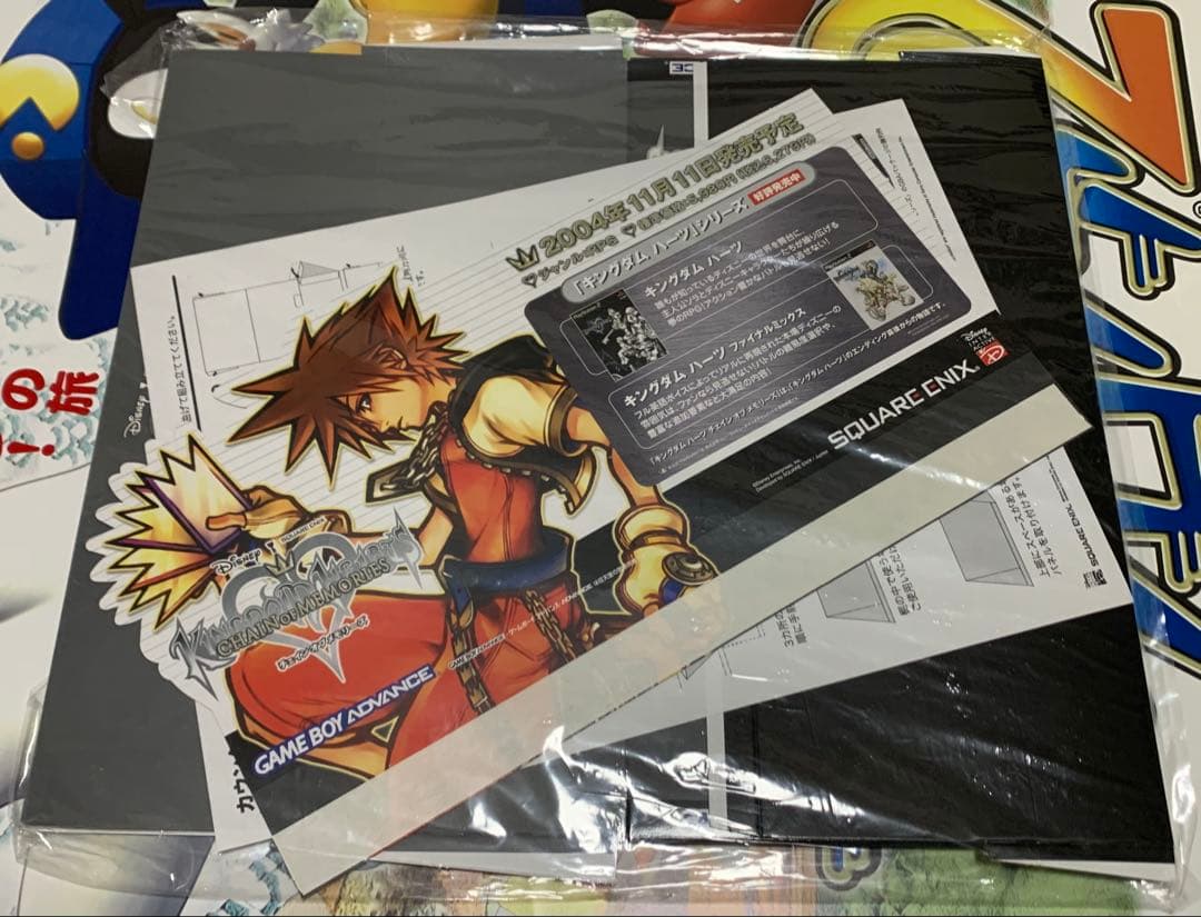 【未開封】 キングダムハーツ チェインオブメモリーズ 販促 組立 POP