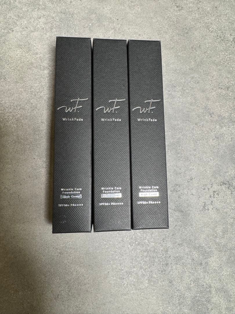 WrinkFade 薬用リンクルケアファンデーション 3本セット WrinkFade（リンクフェード） ファンデーション 薬用 リンクルケア