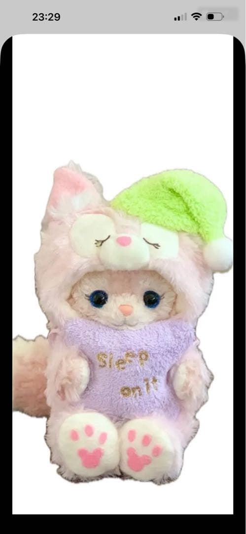 超レア‼️ぬいぐるみ リーナベル ✨✨写真の子‼️カーテンホルダ-サイズ 現地購入 正規品】リーナベル 青花 ぬいぐるみカーテンホルダー 上海