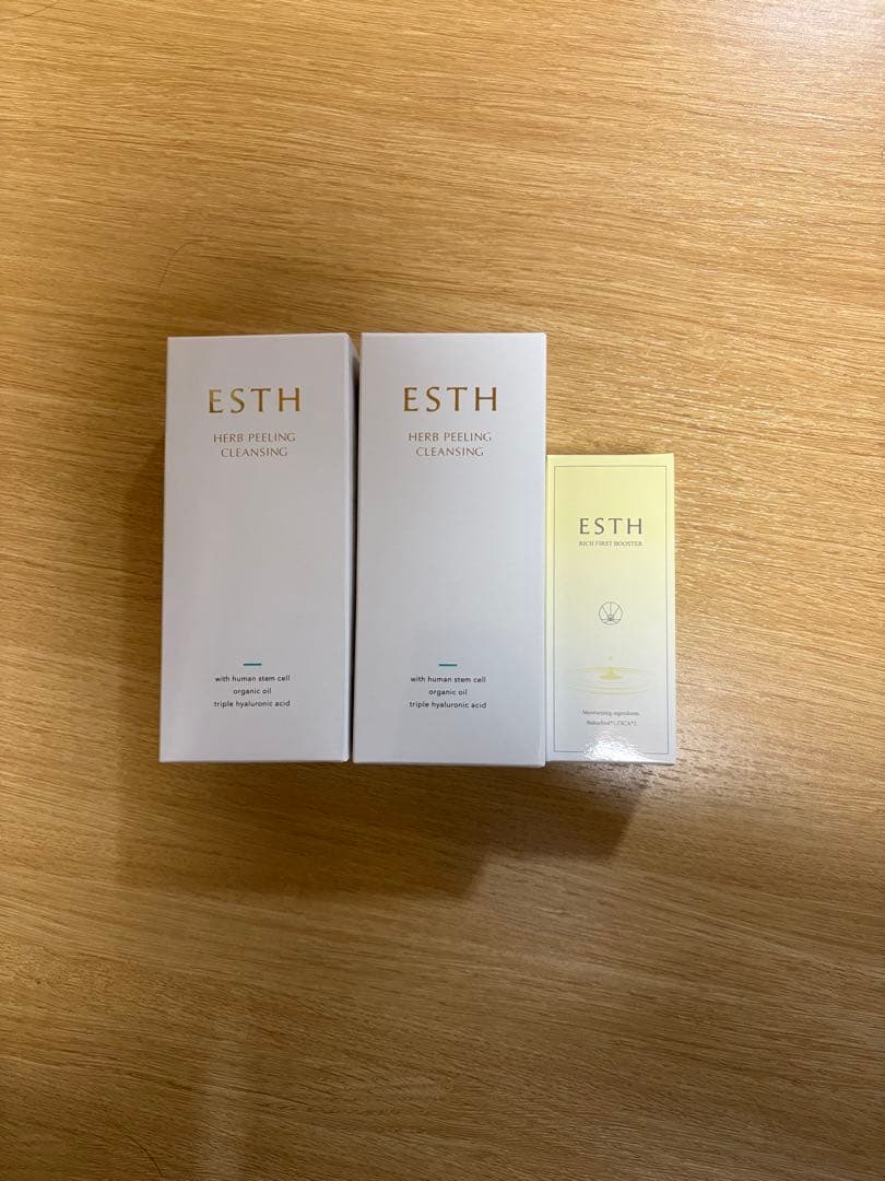 ESTH ハーブピーリング クレンジング リッチファーストブースター セット