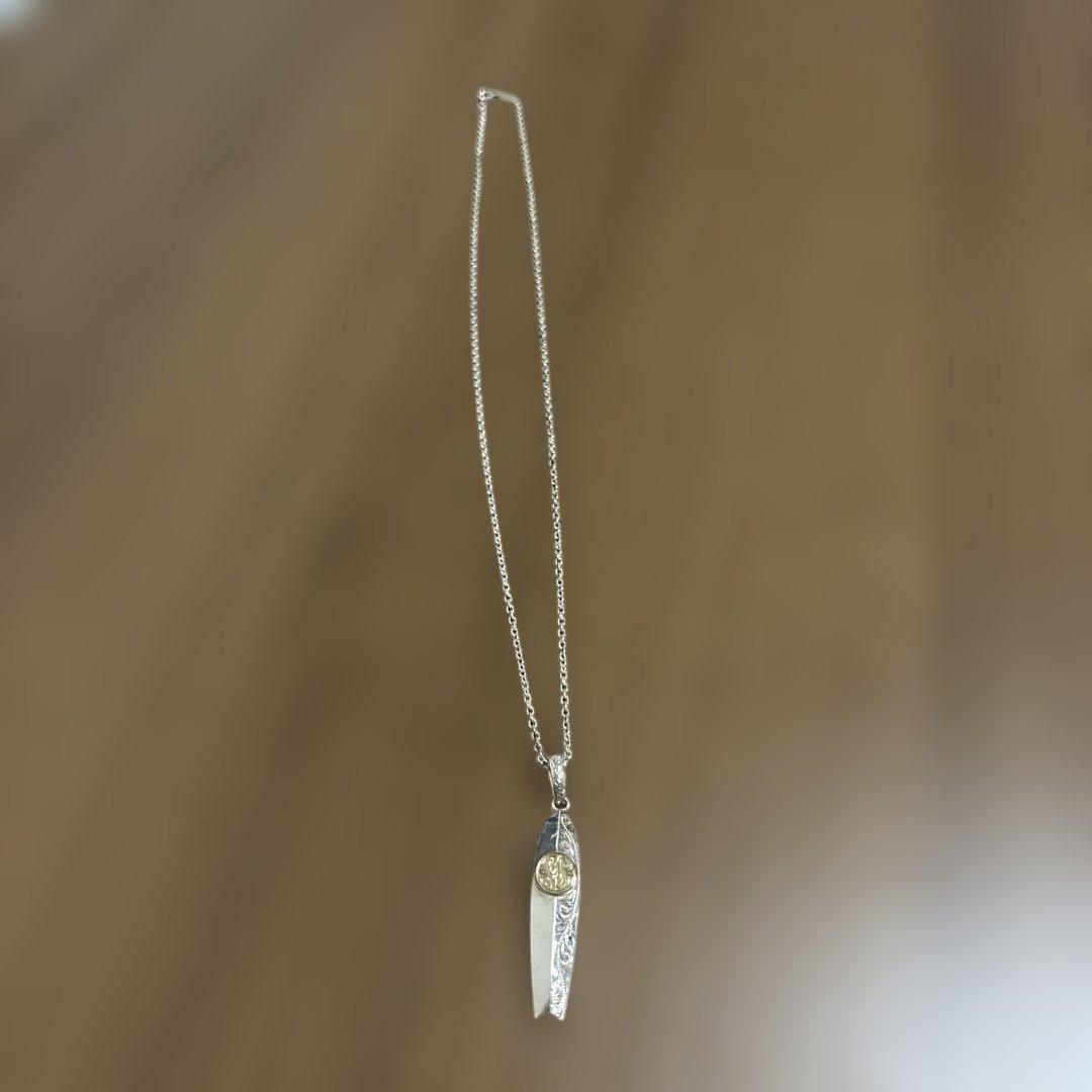 Maxi シルバー ネックレス ハワイアンジュエリー