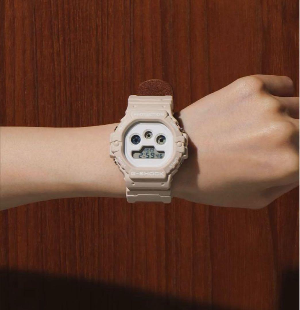 Hender Scheme × G-SHOCK DW-5900 エンダースキーマ エンダースキーマ×G-SHOCK -「DW-5600」本体と牛革ベルトがともに時を