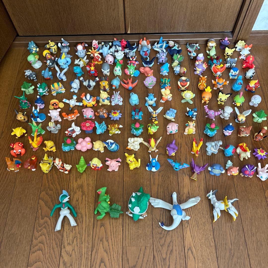 ポケモンキッズ　クリア　初代　指人形　フィギュア　約155体　初期
