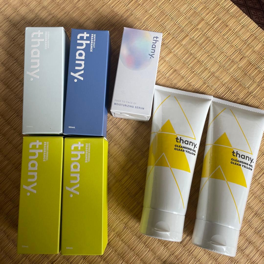 thany. シトラスハーバル　フレグランスパルファン美容液　クレンジングジェル