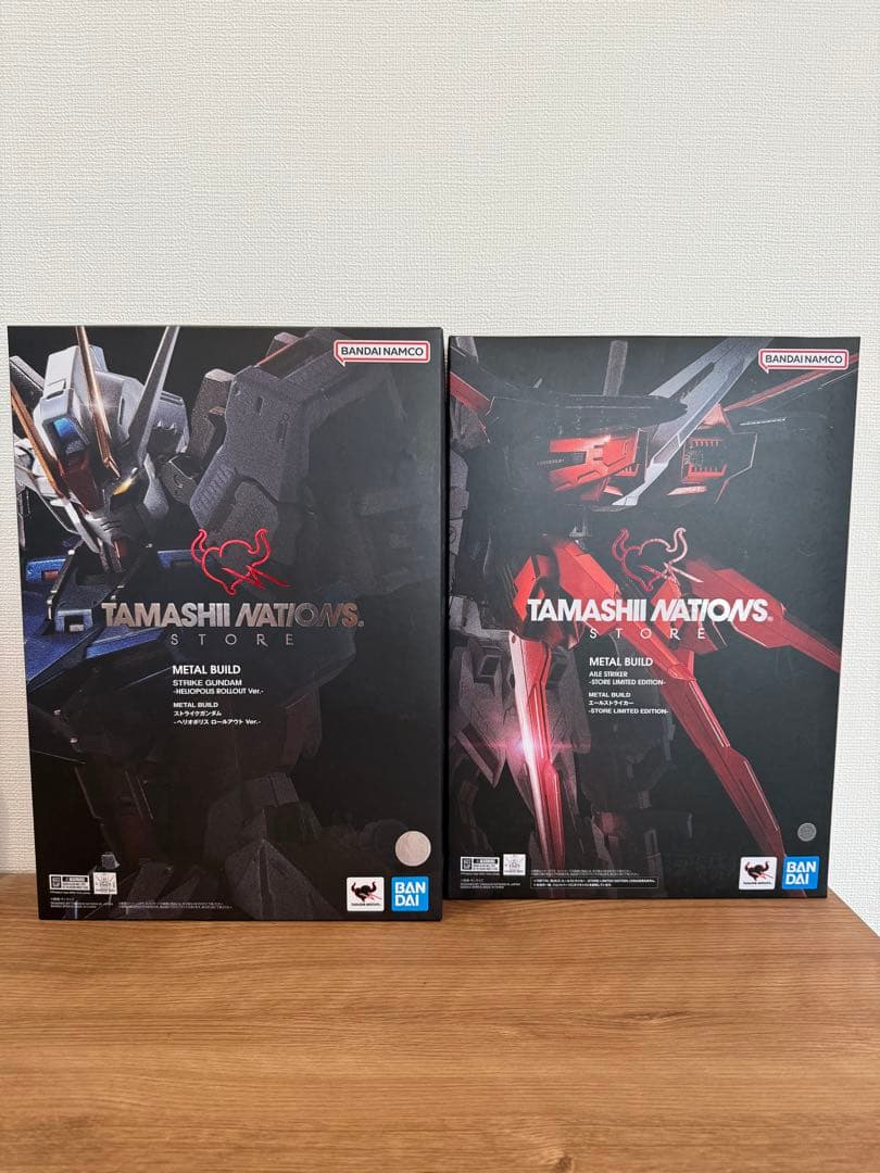 l build ストライクガンダム＆エールストライカー 魂ストア限定