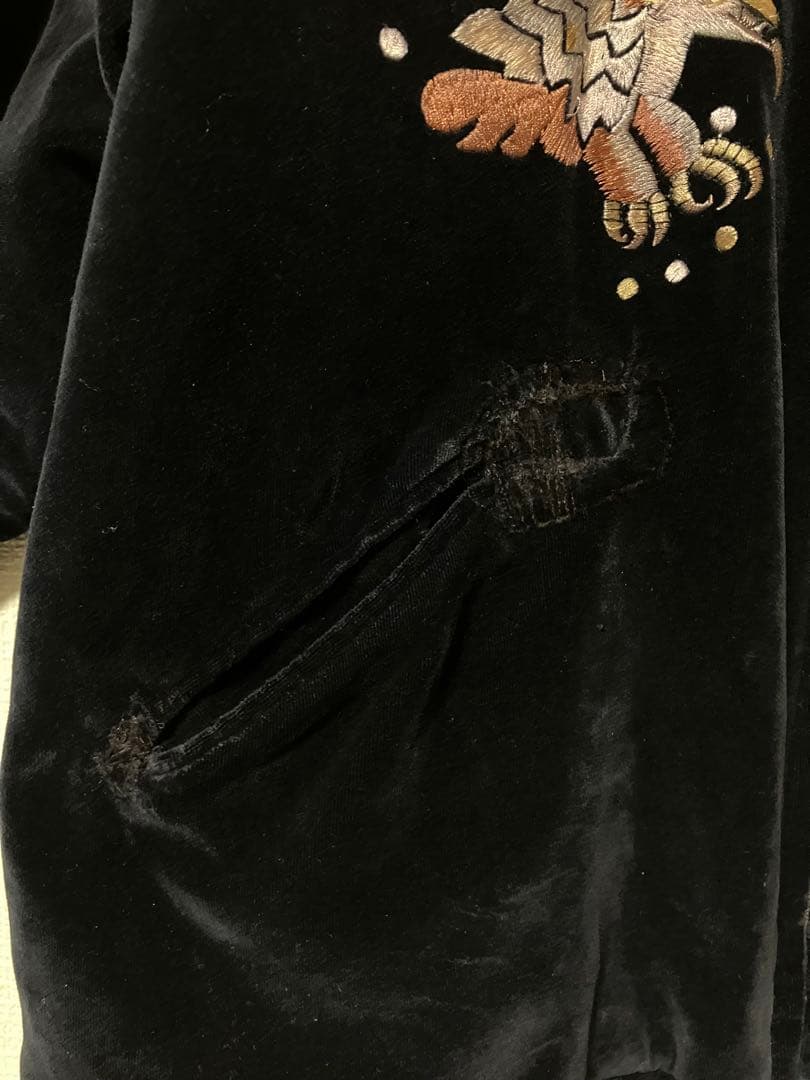 テーラー東洋 別珍 スカジャン 舞妓/鷲 YOKOSUKA サイズL - メルカリ