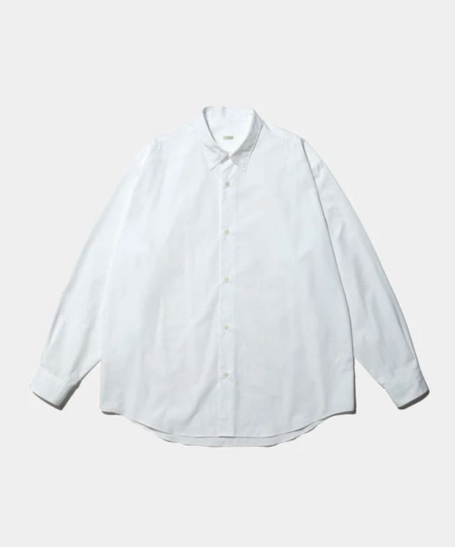 A.PRESSE Regular Collar Shirt ホワイト 2
