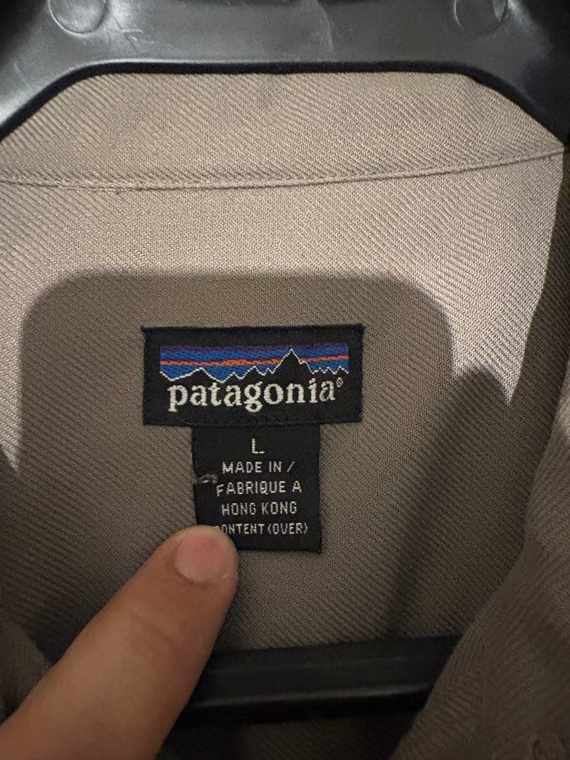 patagonia ファリアーズシャツ ワークシャツ グレー 90s レアモデル