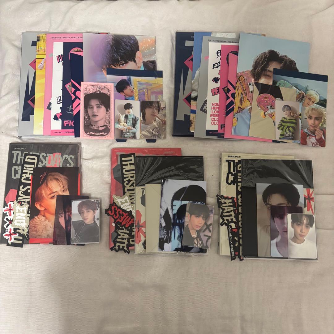 TXT アルバム・CD ランダム全て封入 グッズまとめ売り - メルカリ