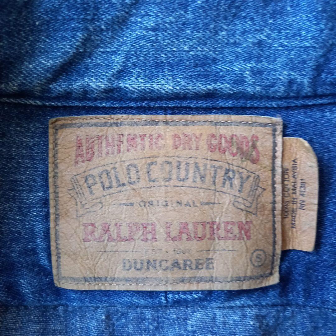 POLO COUNTRY \"S\" POLO BEAR デニムシャツ