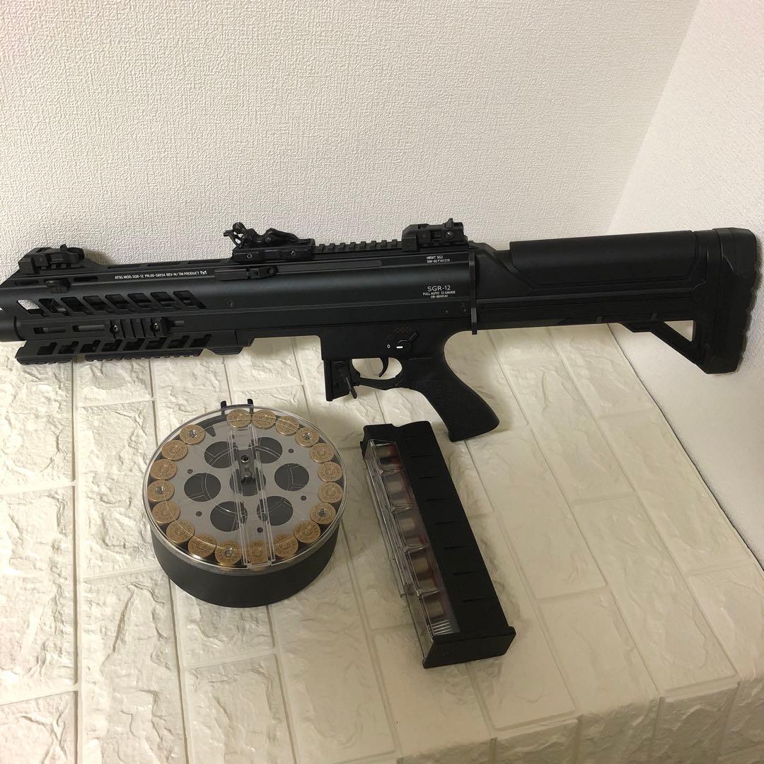【動作問題なし！】 SGR-12 ドラムマガジン付き！電動ショットガン 即日発送