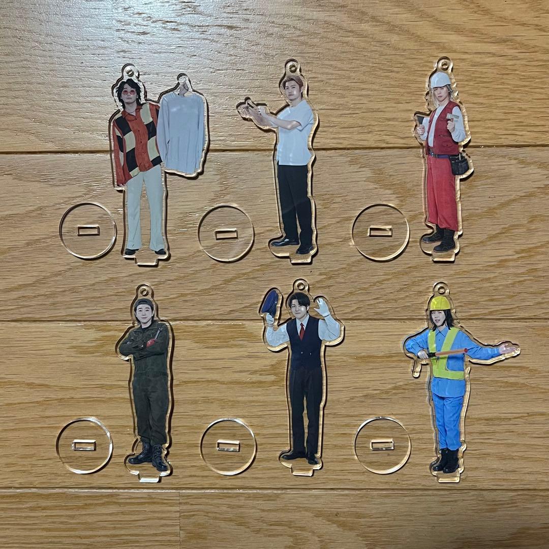 ミセス　ライラック　アクリルスタンド　6個セット