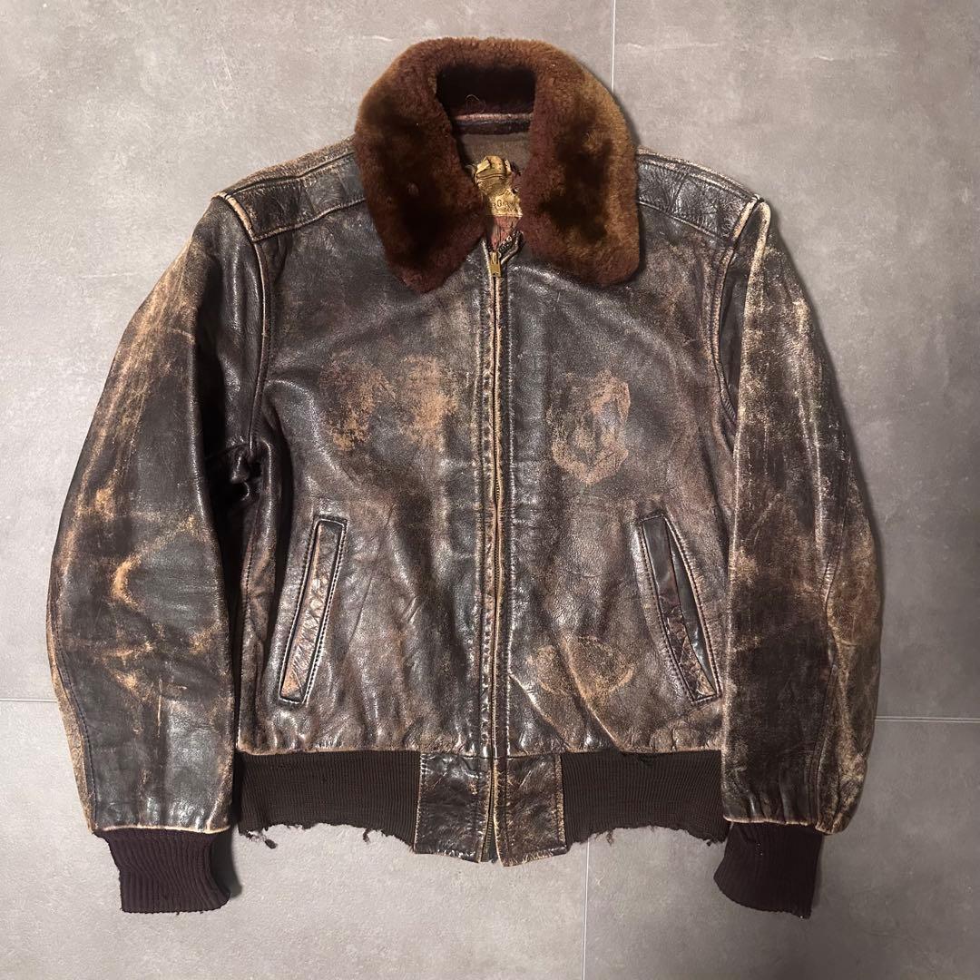50s G-1 レザー ジャケット g1 leather 60s usnavy 楽天市場】60s ☆ US NAVY 米軍実物 本革 レザー G-1 フライト